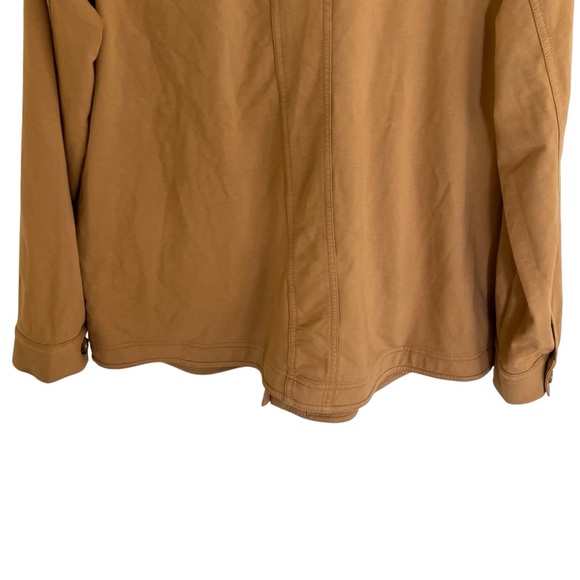 J Jill Tan Knit Modern Barn Jacket Medium - Picture 6 of 12